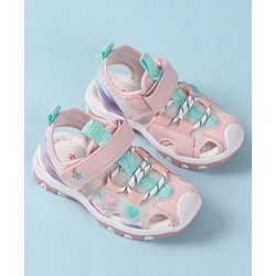 Cute Walk by Babyhug Sandals With Velcro Closure - Pink