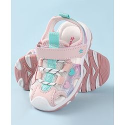 Cute Walk by Babyhug Sandals With Velcro Closure - Pink