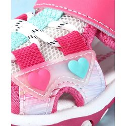 Cute Walk by Babyhug Sandals With Velcro Closure - Pink
