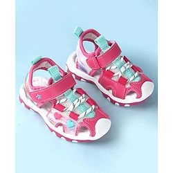 Cute Walk by Babyhug Sandals With Velcro Closure - Pink