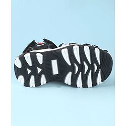 Cute Walk by Babyhug Solid Color Sandals With Velcro Closure - Navy Blue