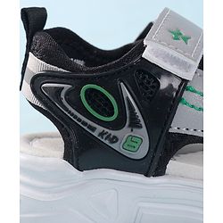 Cute Walk by Babyhug Velcro Closure Sandals - Black