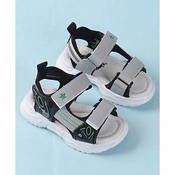 Cute Walk by Babyhug Velcro Closure Sandals - Black