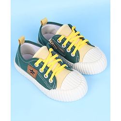 Cute Walk by Babyhug Casual Shoes with 3D Applique - Green