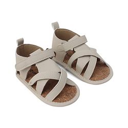Cute Walk by Babyhug Solid Booties With Velcro Closure - White