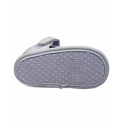 Cute Walk by Babyhug Booties With Star Design & Velcro Closure - White