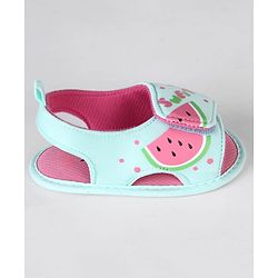 Cute Walk by Babyhug Booties With Mermaid Design - Blue