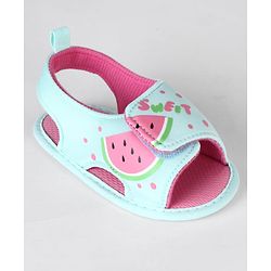 Cute Walk by Babyhug Booties With Mermaid Design - Blue