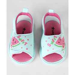 Cute Walk by Babyhug Booties With Mermaid Design - Blue