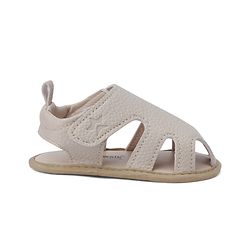 Cute Walk by Babyhug Solid Booties With Textured Design - White