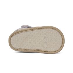 Cute Walk by Babyhug Solid Booties With Textured Design - White