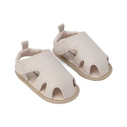 Cute Walk by Babyhug Solid Booties With Textured Design - White