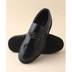 Cute Walk by Babyhug Slip On Solid Oxford Shoes - Black