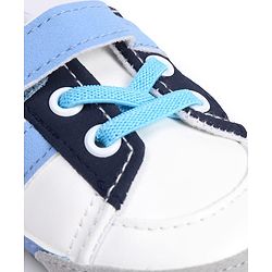 Cute Walk by Babyhug Booties With Velcro Closure & Lace Detailing  & Brand Text Print -Maroon