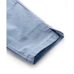 Babyhug Denim Washed Capri - Navy Blue