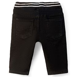 Babyhug Denim Washed Capri - Navy Blue