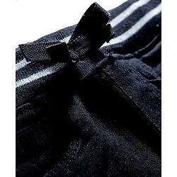 Babyhug Denim Washed Capri - Navy Blue