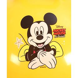 Babyhug Disney HOP Ball 58 cm - Yellow| Bounce Rubber Hop Ball| Jumping & Bouncing Ball For Boys Girls| Indoor & Outdoor Activity Toy| Best Activity Gift For Kids| BIS Certified| 45kg Weight Capacity