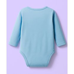 Babyhug 100% Cotton Interlock Knit Onesies With Vehicle Print Pack Of 3 - Yellow White & Blue