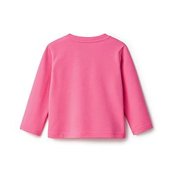 Babyhug Cotton Knit Full Sleeves Night Suit With Text & Heart Print - Pink