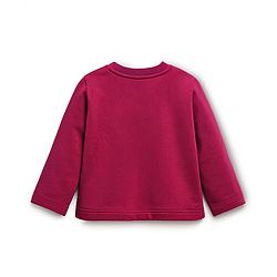 Babyhug Cotton Knit Full Sleeves Night Suit With Floral Print & Text Print - Maroon