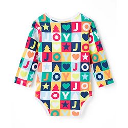 Babyhug 100% Cotton Knit Full Sleeves Striped Onesies with Star Print Pack of 3 - Multicolor