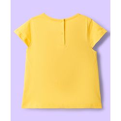 Babyhug 100% Cotton Knit Half Sleeves T-Shirts with Floral & Butterfly Print Pack of 5 - Multicolor