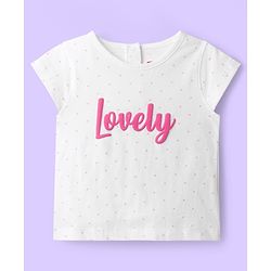 Babyhug 100% Cotton Knit Half Sleeves T-Shirts with Floral & Butterfly Print Pack of 5 - Multicolor