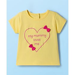 Babyhug 100% Cotton Knit Half Sleeves T-Shirts With Floral & Polka Dot Print Pack of 5 - Multicolor