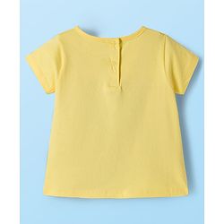 Babyhug 100% Cotton Knit Half Sleeves T-Shirts With Floral & Polka Dot Print Pack of 5 - Multicolor