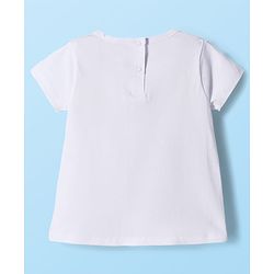 Babyhug 100% Cotton Knit Half Sleeves T-Shirts With Floral & Polka Dot Print Pack of 5 - Multicolor