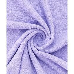 Babyhug Terry Woven Hooded Towel With Bear Applique & Embroidery L 76 x B 76 cm - Lavender