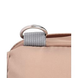 Babyhug 2-in-1 Premium Quilted Multifunctional Tote & Backpack for Travel-  Beige| Convertible Carry| Independent Shoe Compartment| Dry & Wet Separation|Insulated Bottle Pouch|Large Capacity Organizer