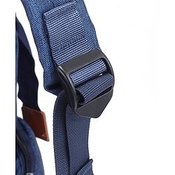 Babyhug Multipurpose Structured Diaper Backpack| Wide Opening Frame| Multi-Pocket Organizer| Dual Carry Handles| Wipes Dispenser| Charger Cable Opening| Stroller Clip - Blue