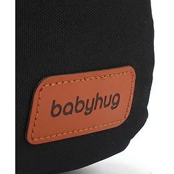 Babyhug Premium Multipurpose Diaper Backpack - Black Grey| USB Charging Port| Insulated Bottle Pockets| Diaper Changing Mat| Padded Shoulder Strap|Side Bottle Pocket|Wipes Dispenser| Water Resistant