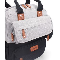 Babyhug Multipurpose Diaper Backpack - Sea Green| Insulated Bottle Pockets| Diaper Changing Mat| Adjustable Shoulder Strap| Side Bottle Pocket| Wipes Dispenser| Water Resistant| Pacifier Case