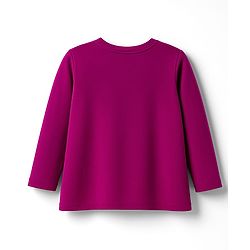 Babyhug Cotton Knit Full Sleeves Night Suit With Polka Dot & Teddy Print - Dark Pink