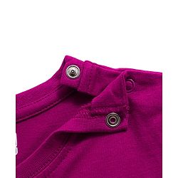 Babyhug Cotton Knit Full Sleeves Night Suit With Polka Dot & Teddy Print - Dark Pink