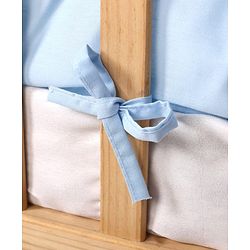 Babyhug 100% Cotton Cot Bumper Penguin Print - Blue| Soft Protective Padding| Breathable & Comfortable| Washable| Easy to Assemble| Compact Folding for Storage| Prevents Bumping into Crib Sides