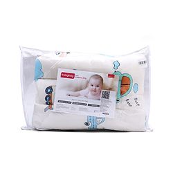 Babyhug 100% Cotton Baby Sleeping Bag with Hood Transport Print - Beige| Use as Carry Nest, Mattress or Sleeping Bag| Newborn to Toddler Boys & Girls| Newborn Gifting| Warm & Cozy| Travel Friendly