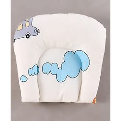 Babyhug Premium Super Saver Bedding Combo Set of 3 - Cute Car Print 100% Cotton| Pillows & Bolsters Included Lightweight & Travel Friendly Breathable Fabric Gifting Option for 0 to 6 Months - Beige