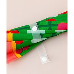 Babyhug Free Size Floral & Polka Dots Printed Umbrella - Green
