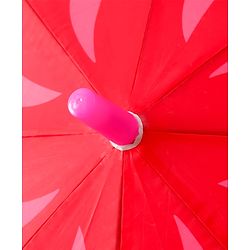 Babyhug Free Size Floral & Butterfly Printed Umbrella - Fuchsia