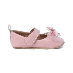 Cute Walk by Babyhug Booties With Bow Applique - Pink