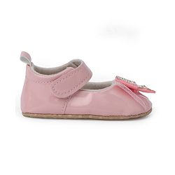 Cute Walk by Babyhug Booties With Bow Applique - Pink