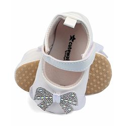 Cute Walk by Babyhug Booties With Bow Applique - Pink