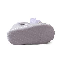 Cute Walk by Babyhug Velcro Closure Booties with Bow Applique - Pink