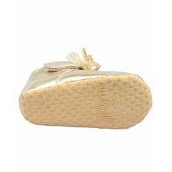 Cute Walk by Babyhug Booties With Bow Applique - Rose Gold