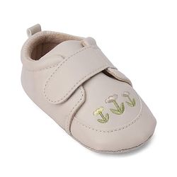 Cute Walk by Babyhug Booties With Floral Embriodery - Pink