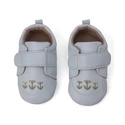 Cute Walk by Babyhug Booties With Floral Embriodery - Pink